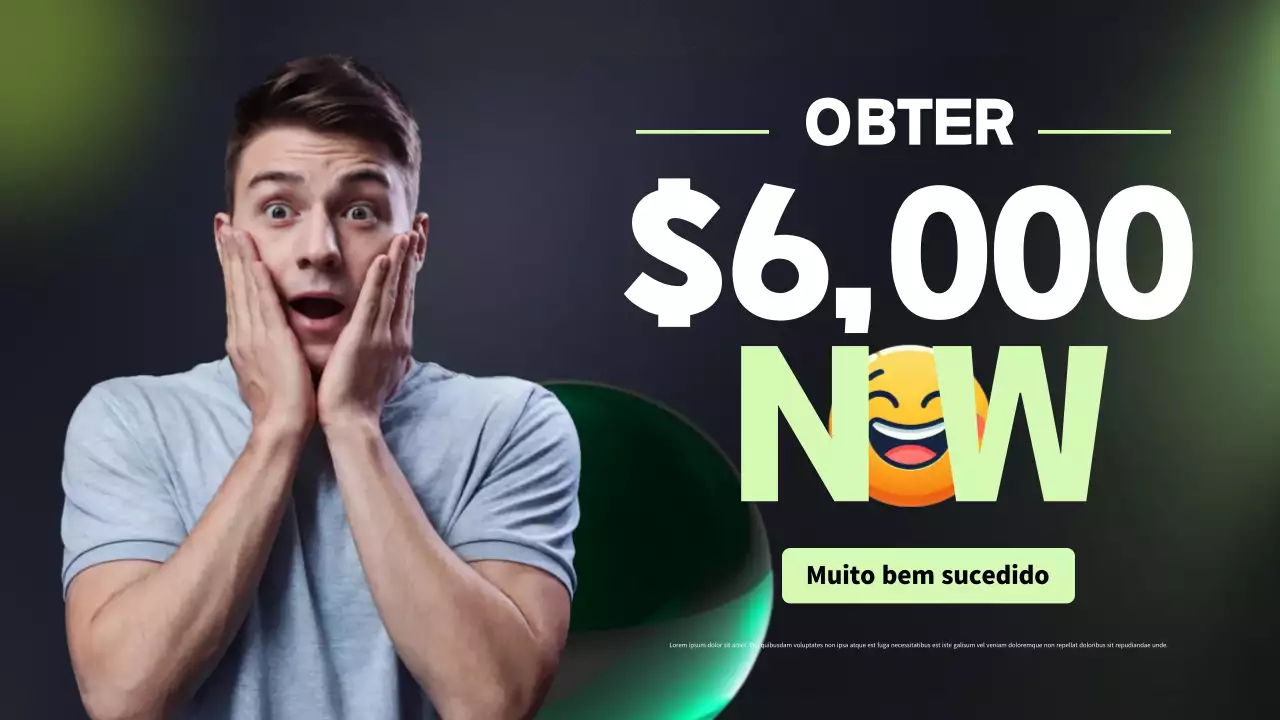 anúncio de financiamento moderno e ecológico