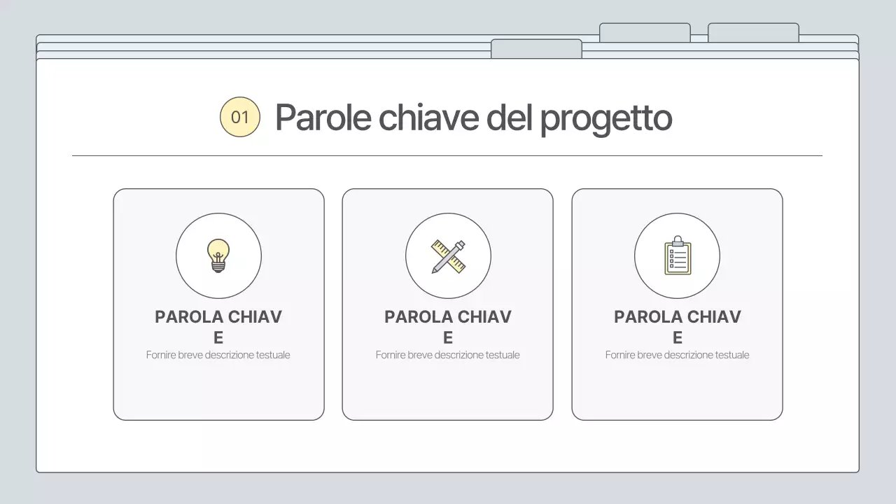 Un business plan semplice e grigio