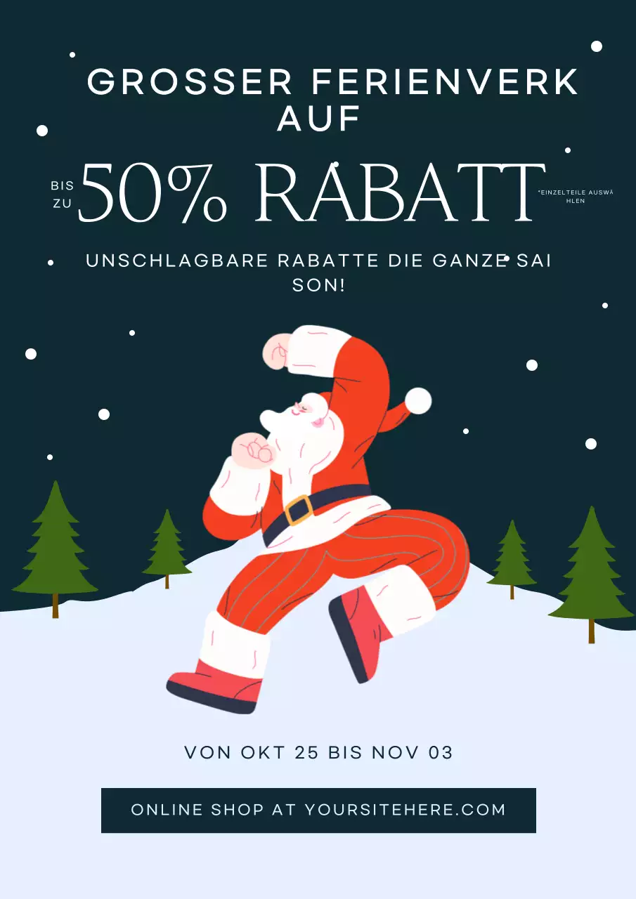 marine festliche feiertagsaktion