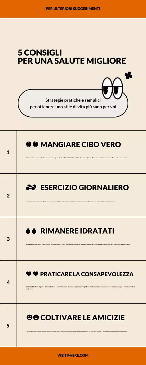 beige semplice guida ad uno stile di vita sano