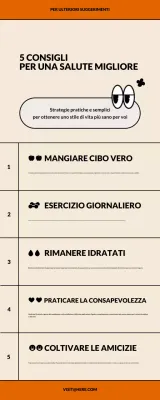 beige semplice guida ad uno stile di vita sano