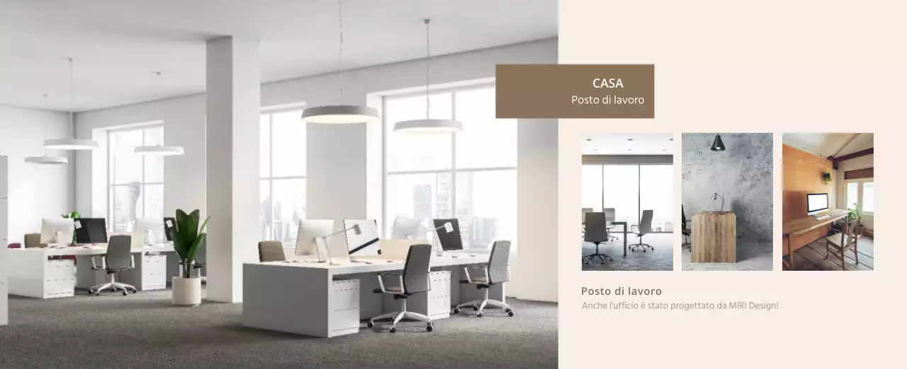 Calendario interno minimalista beige