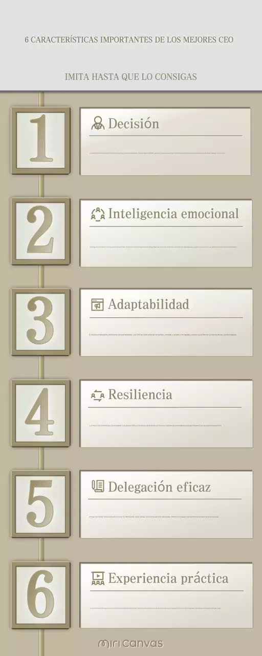 guía de liderazgo moderno beige