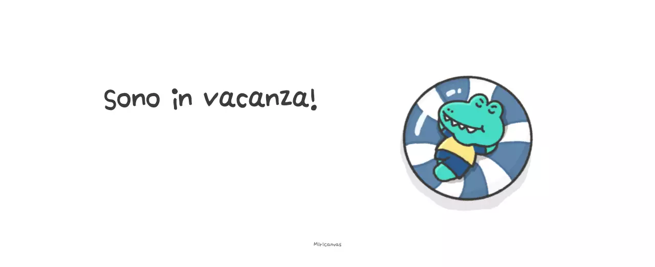 Un calendario con un simpatico concetto di illustrazione di Ago