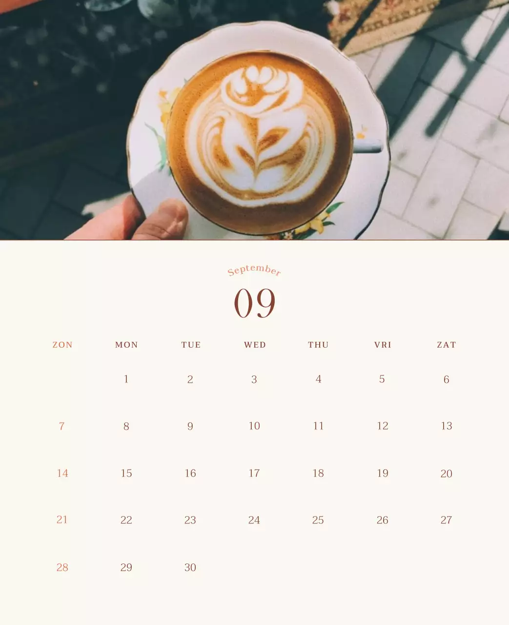 Promoot Beige Vintage Café