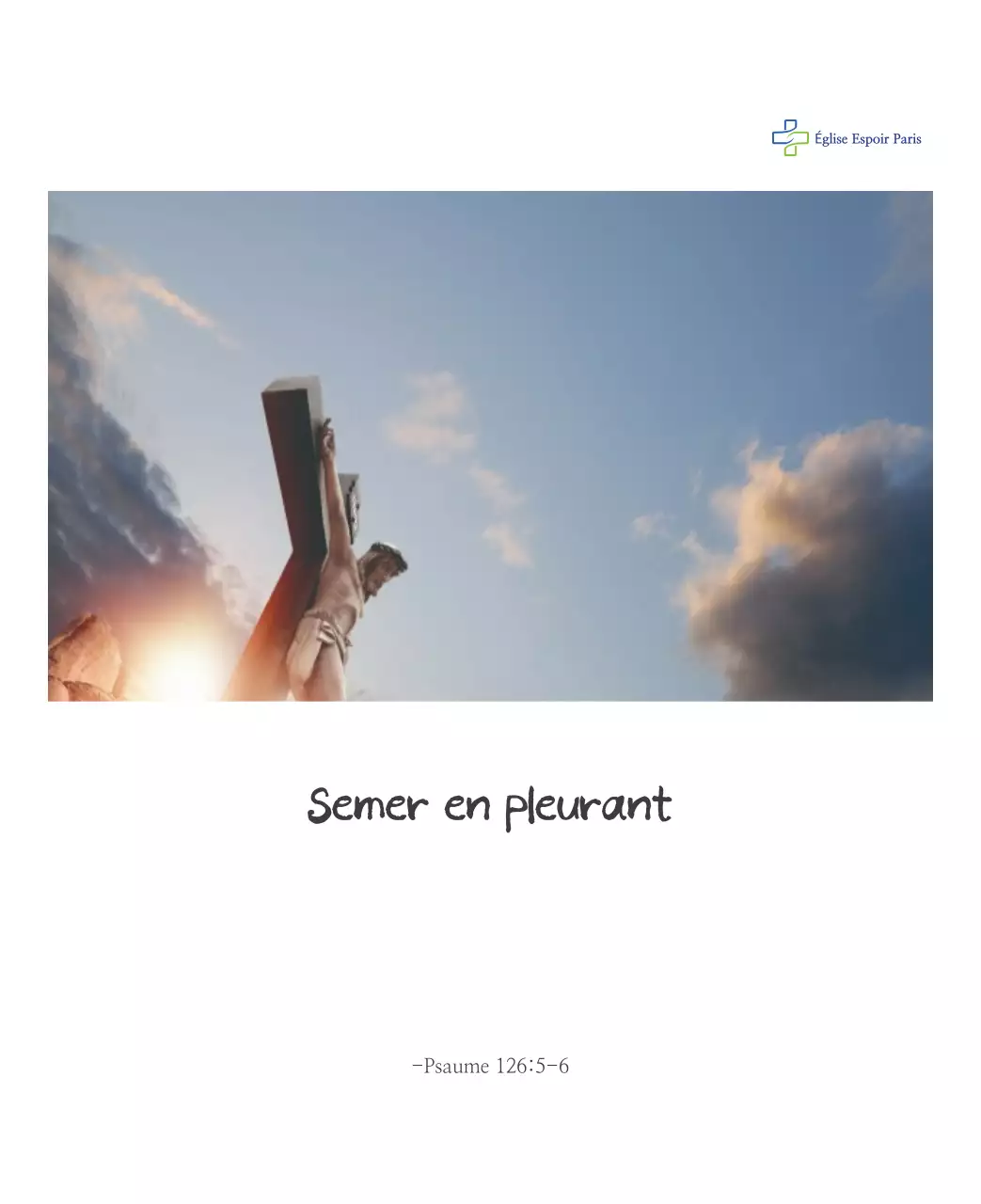 Calligraphie simple Promotion de l'église biblique