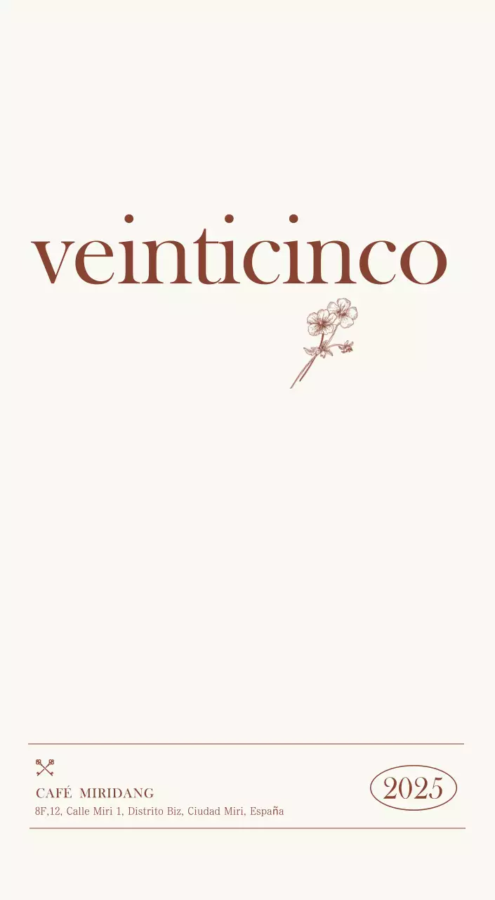 Promover Beige Vintage Cafe