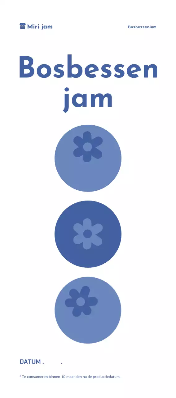 Fruit Jam Eenvoudige Product Introductie Verpakking