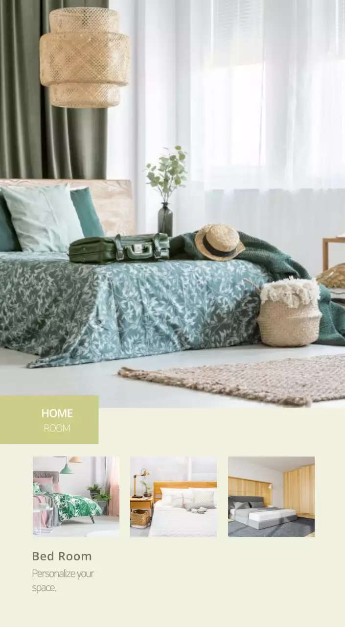 Beige Minimalist Interior Calendar