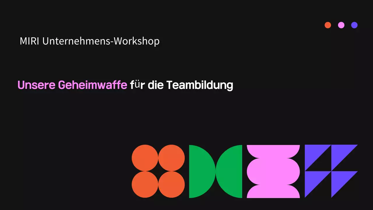 Black Modern Workshop Leitfaden