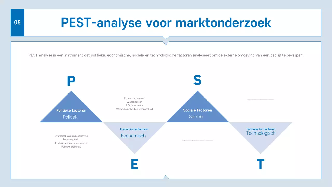 Blue Modern Zakelijke Prospectus