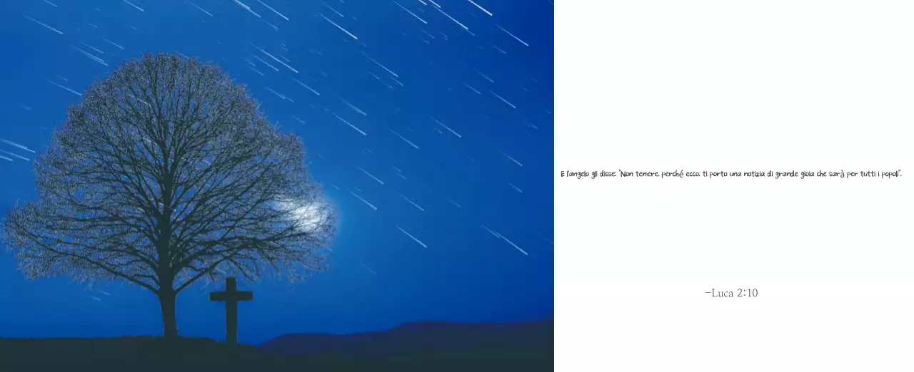 Promozione della chiesa biblica in calligrafia semplice