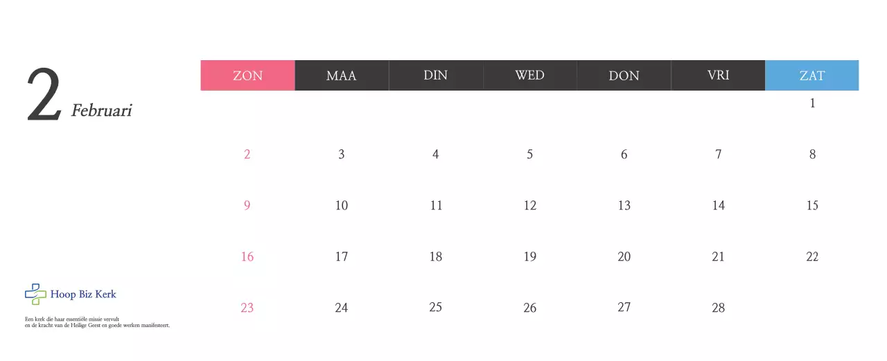 Eenvoudige kalligrafie Bijbel Kerk Promotie