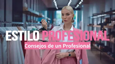 guía de moda moderna rosa