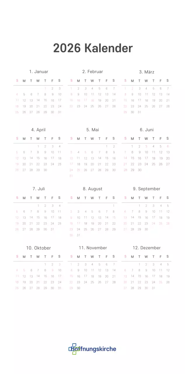 Pastell saubere Illustration Kirche