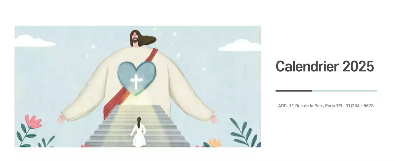 Illustration pastel de l'église