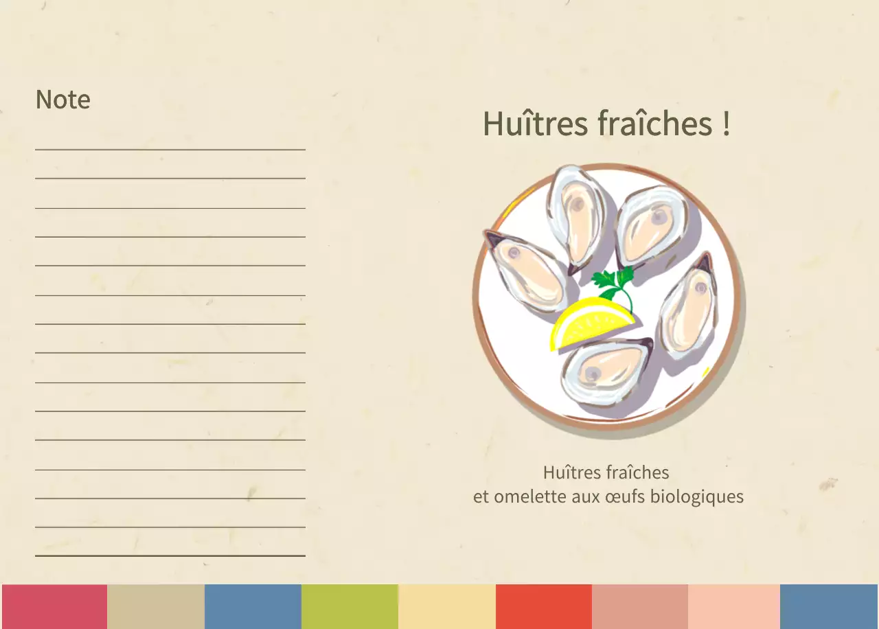 Calendrier de l'alimentation traditionnelle beige