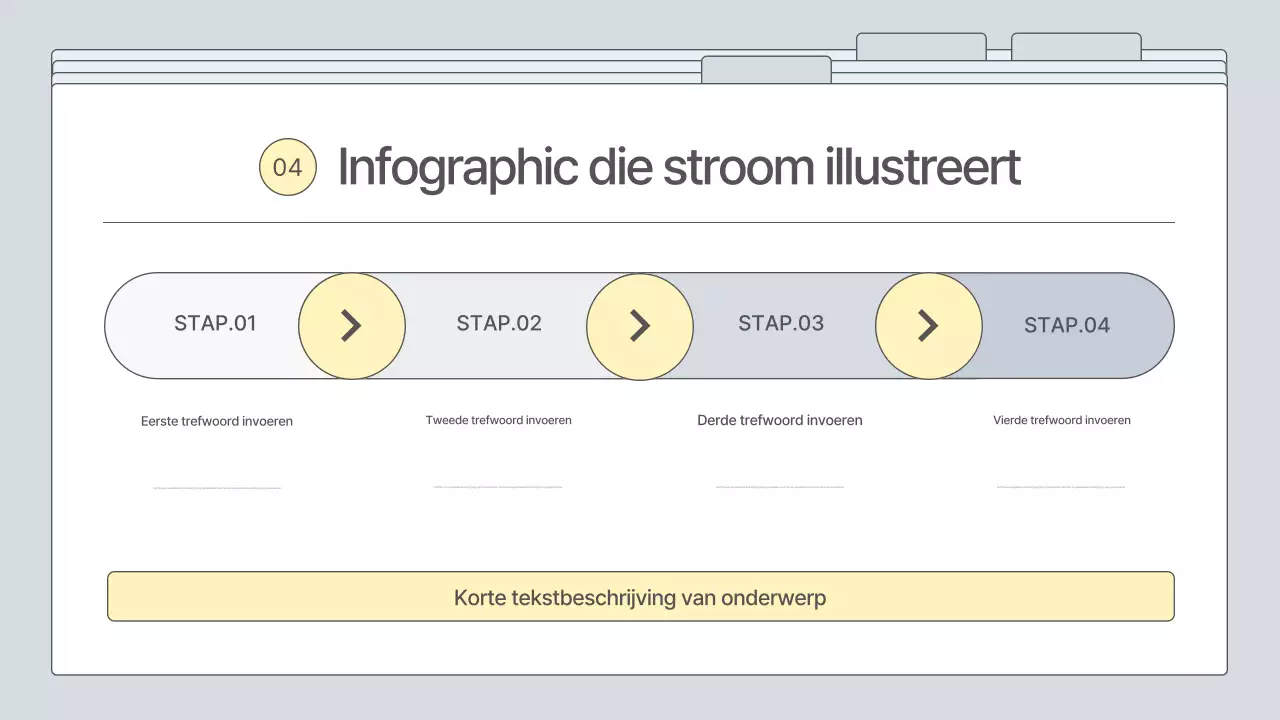 Een eenvoudig, grijs ondernemingsplan