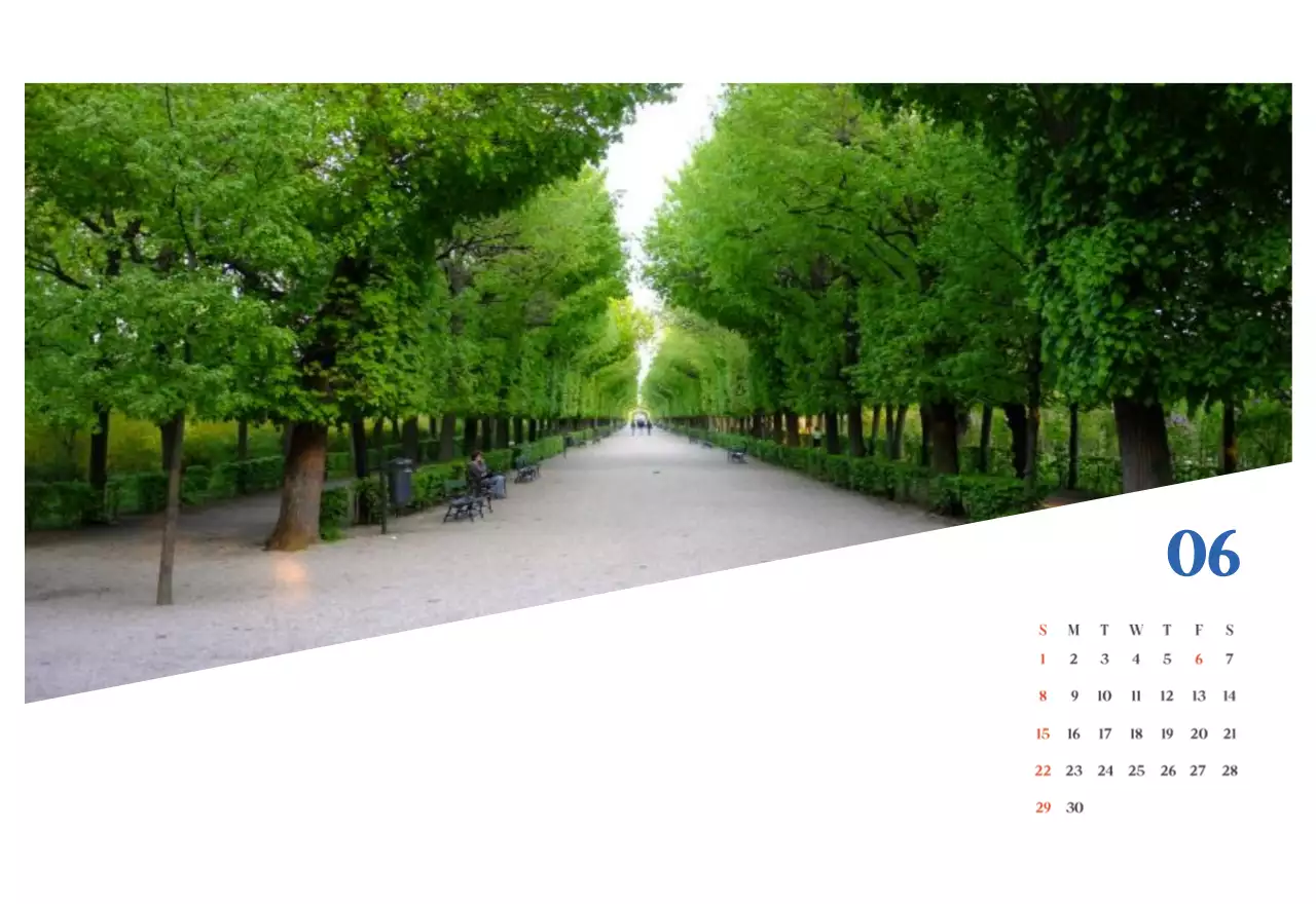 Kalender Rumah Sakit Modern Biru