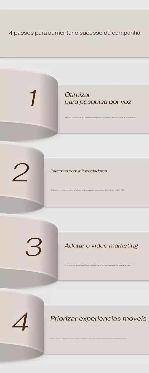 bege elegante marketing guia de crescimento