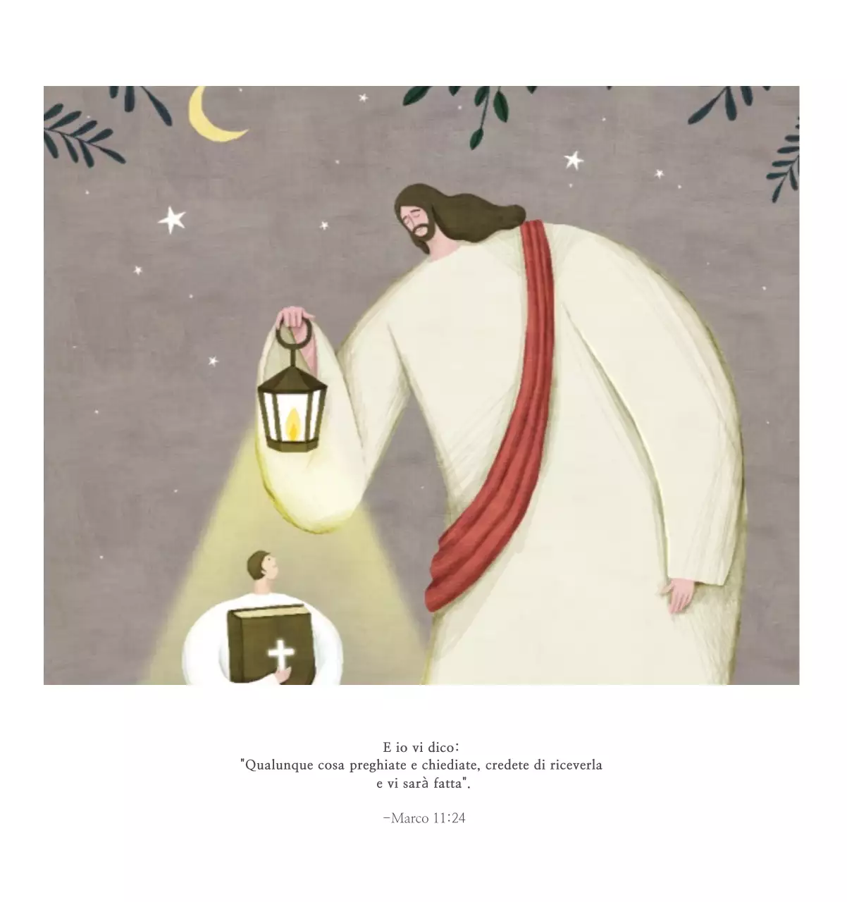 Chiesa illustrazione pulita pastello