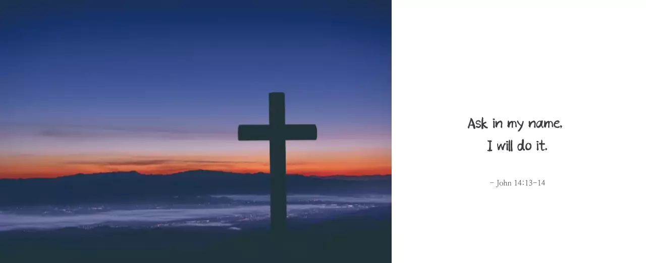 Promote a simple calligraphy Bible Church