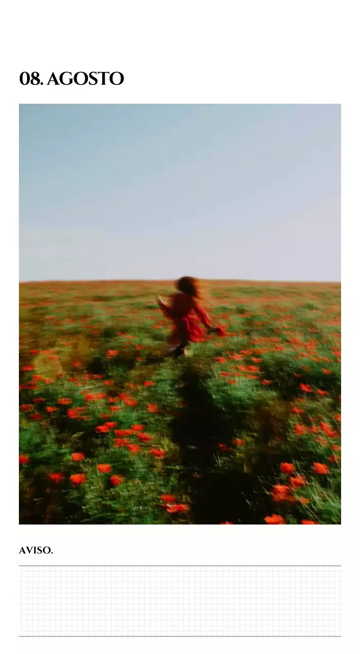 Calendario sencillo con concepto de fotografía de viaje emocional en blanco y negro