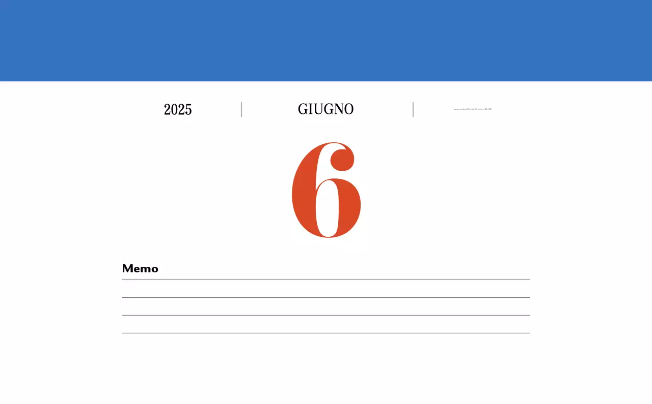 Calendario della memoria di concezione retrò in rosso