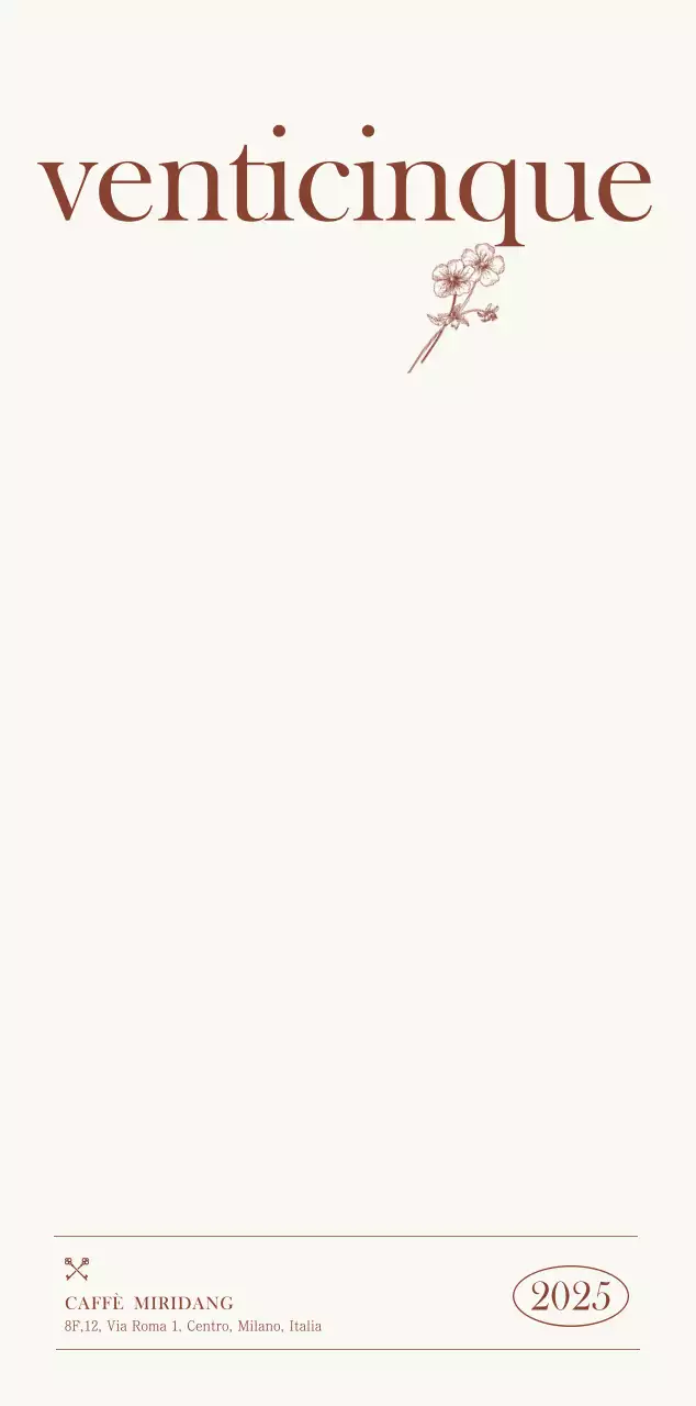 Promuovere il caffè vintage beige