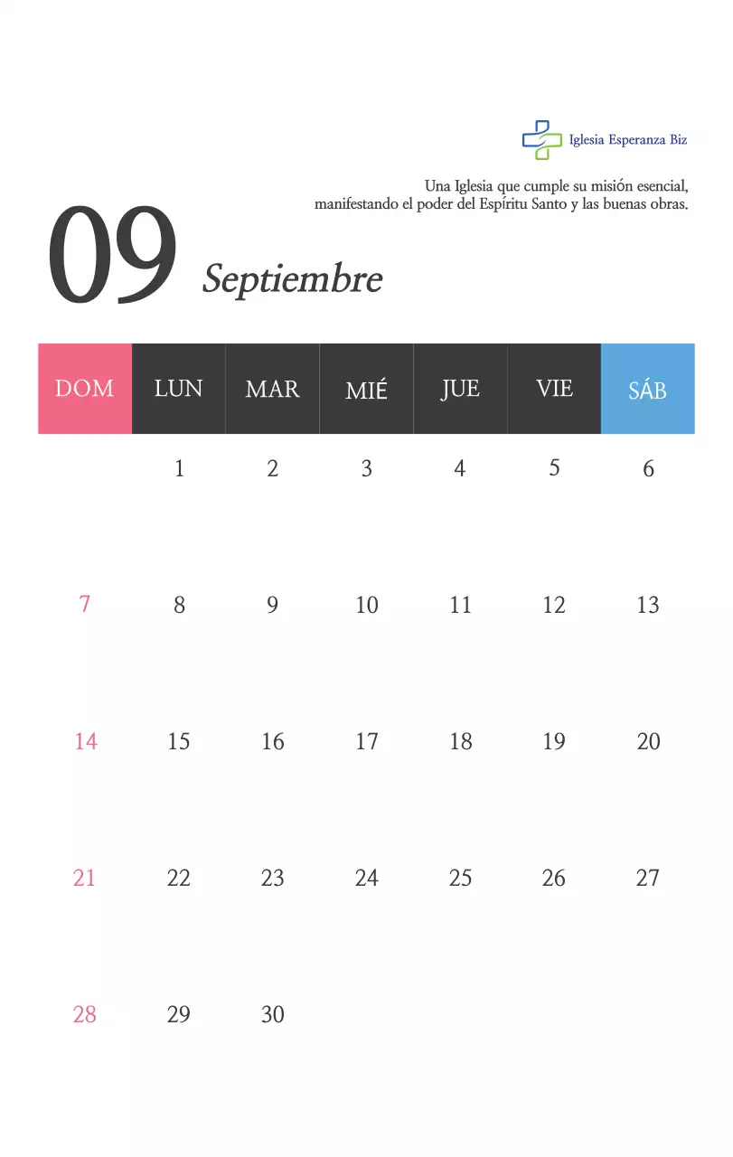 Caligrafía sencilla Promoción de la Biblia en la Iglesia