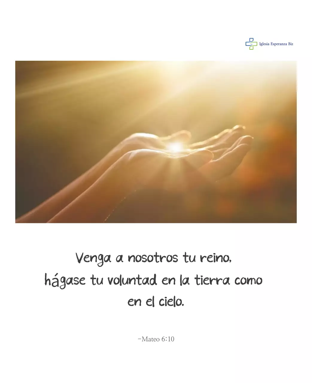 Caligrafía sencilla Promoción de la Iglesia Bíblica