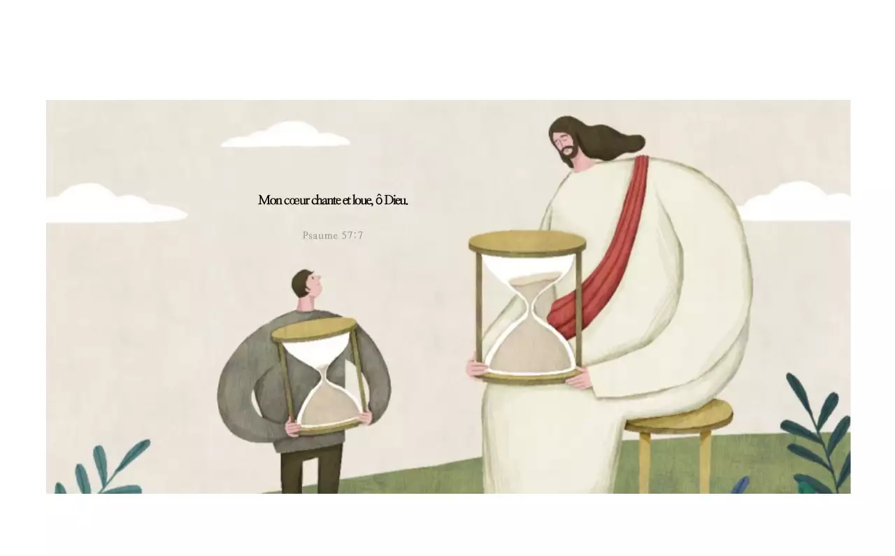 Illustration pastel de l'église