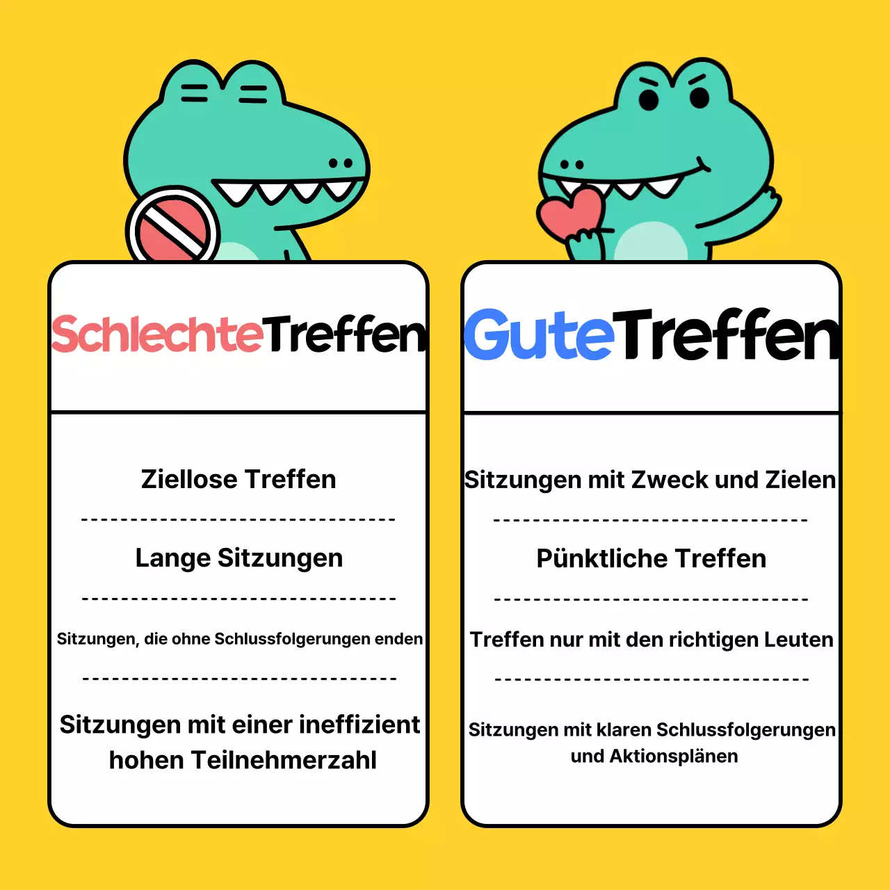 Der gelbe und hübsche Newsletter zum Firmentreffen