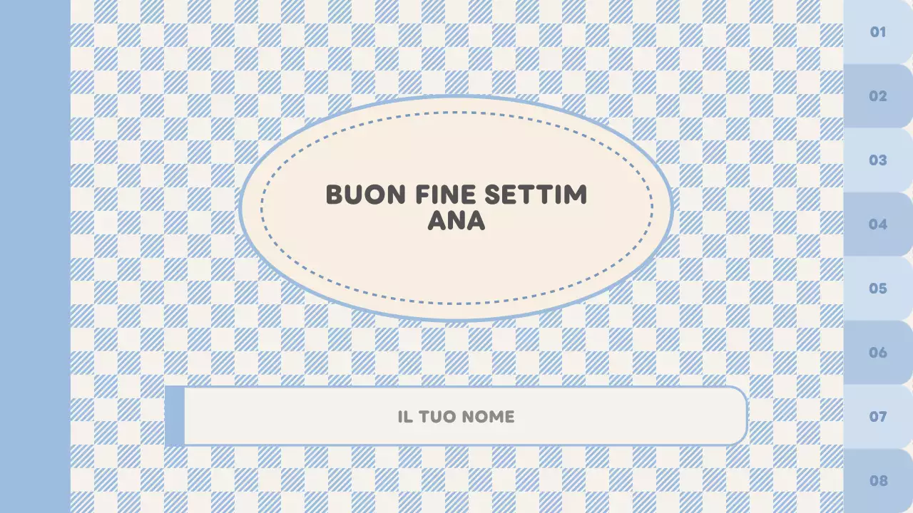 planner di classe a tinta unita blu