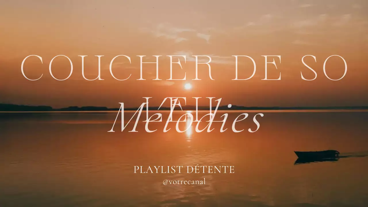 annonce de la playlist orange minimal