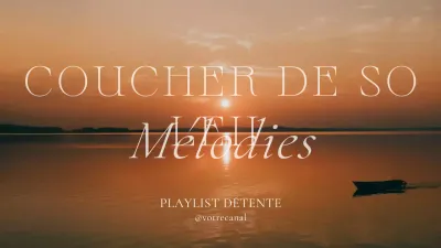 annonce de la playlist orange minimal