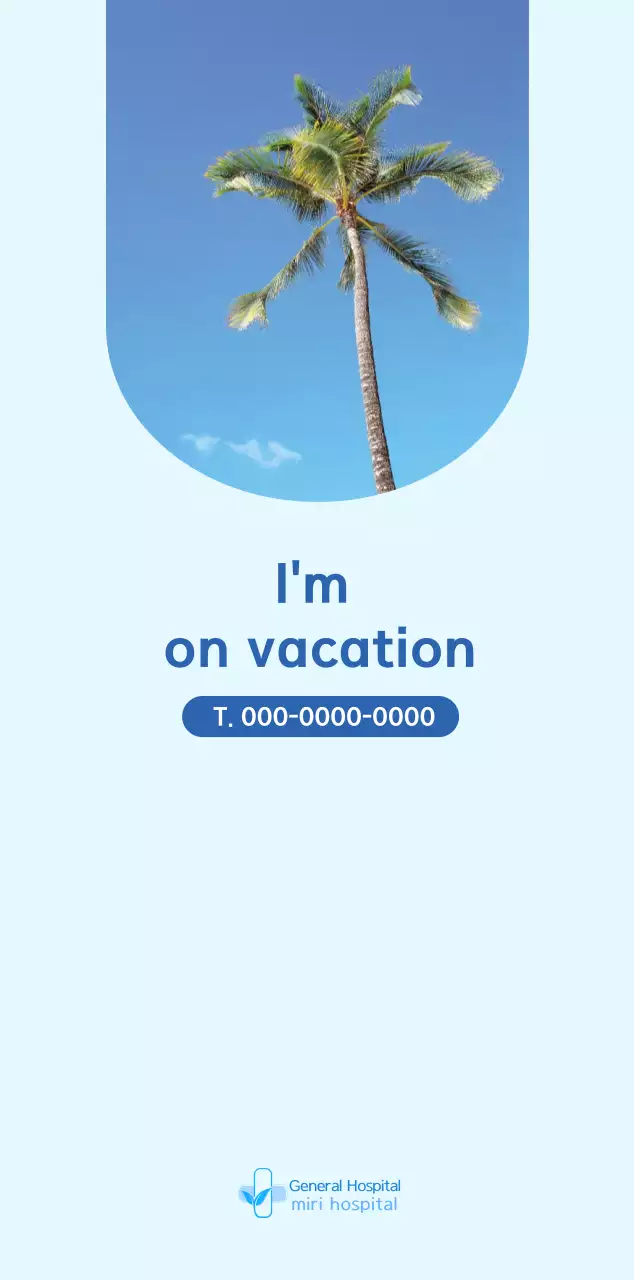 Kalender Rumah Sakit Modern Biru