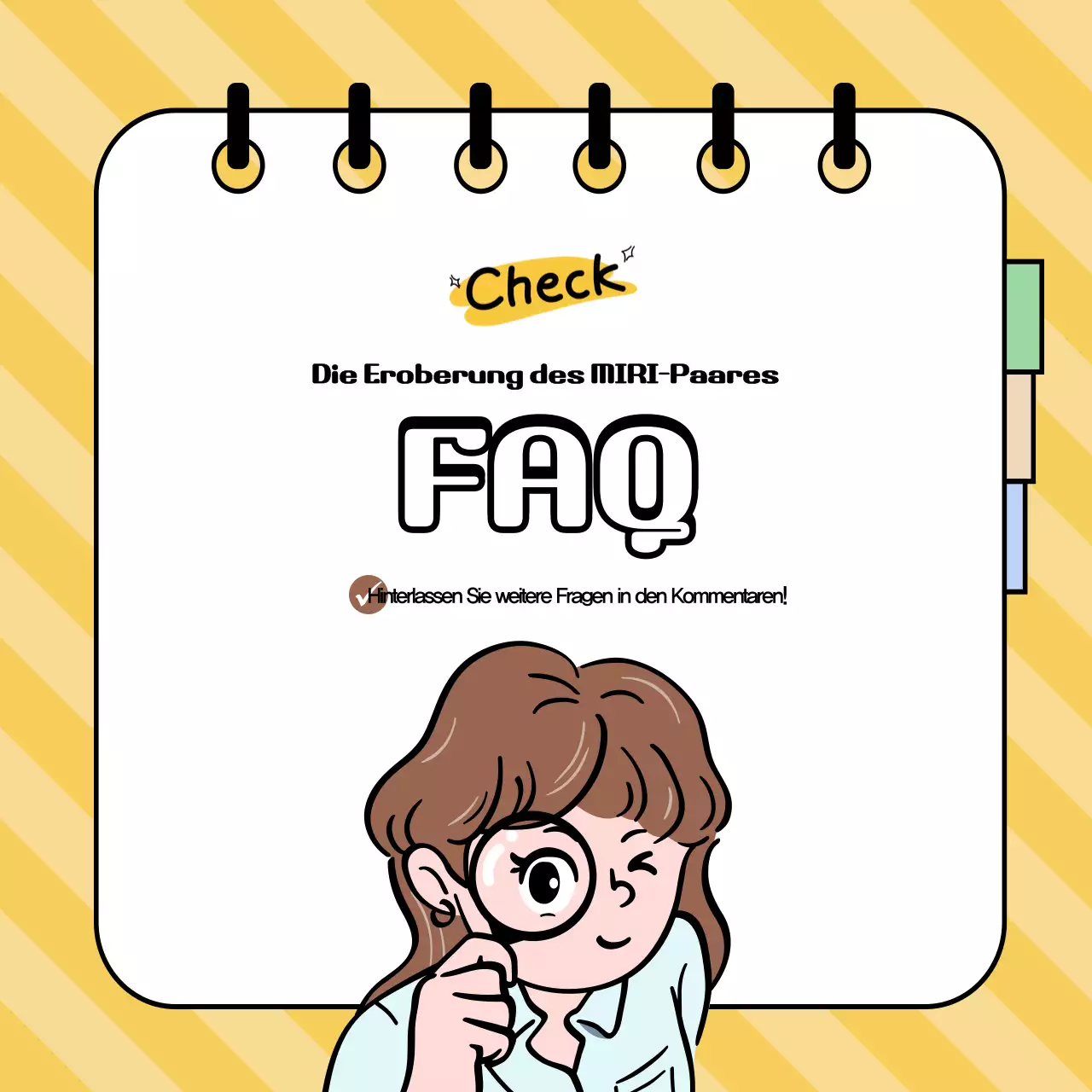 Aufmerksamkeitserregende Informationen auf gelbem Hintergrund