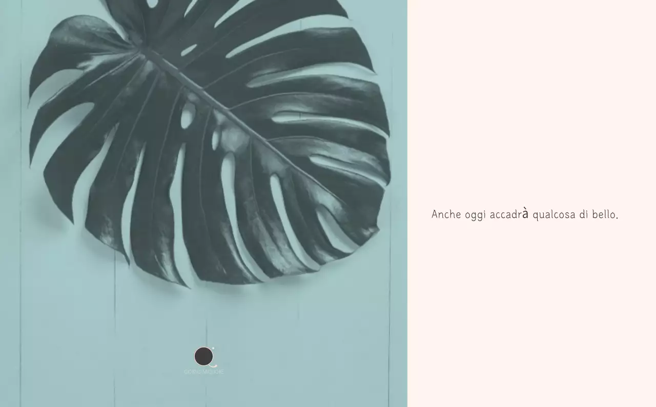 Calendario botanico naturale bianco e pulito