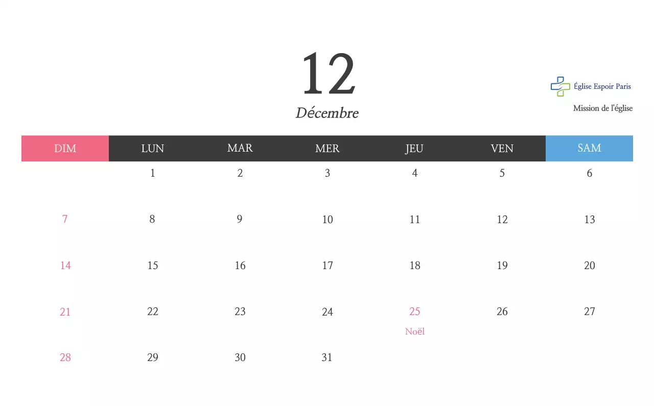 Calligraphie simple Promotion de l'église biblique