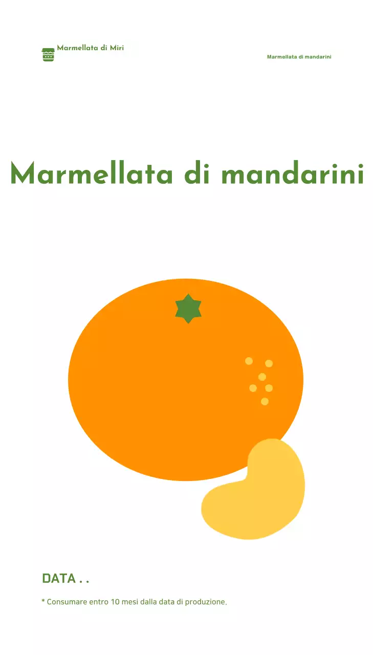 Etichetta blu per confezioni alimentari semplici