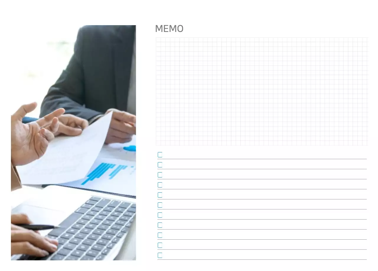 Blauer Minimalistischer Kalender Corporate Promotions