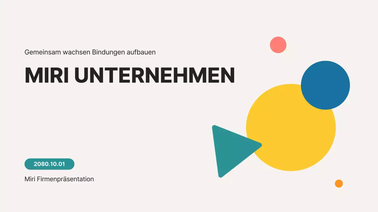 Beige Modern Über uns Beschreibung