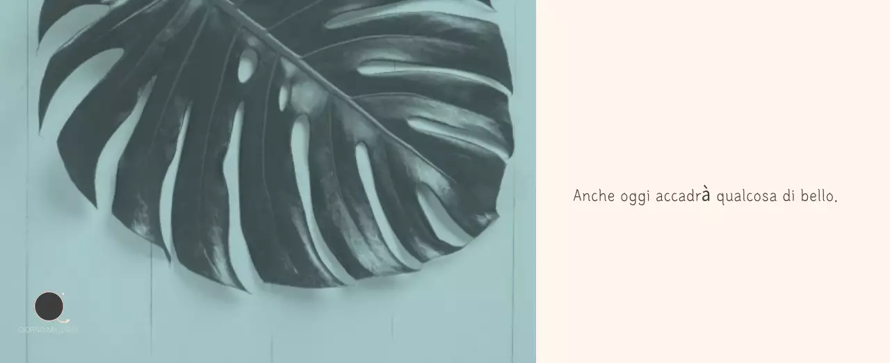 Calendario botanico naturale bianco e pulito