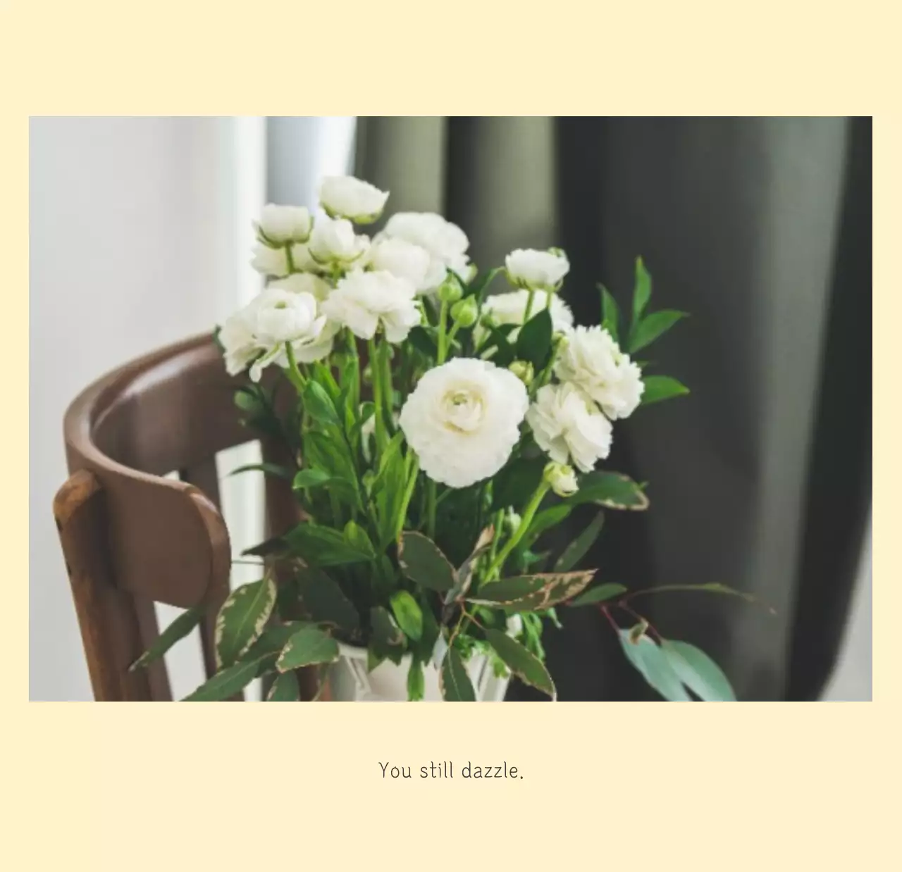 Kalender alam botani putih bersih