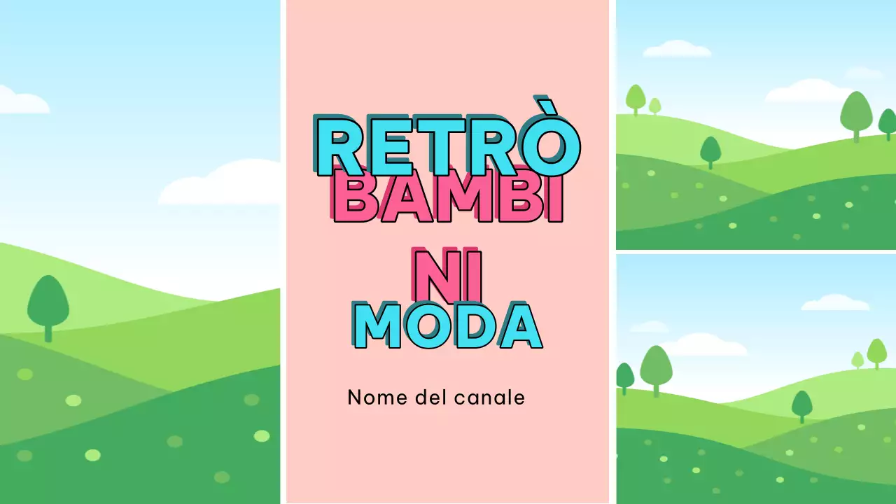 Promozione bambini rosa retrò