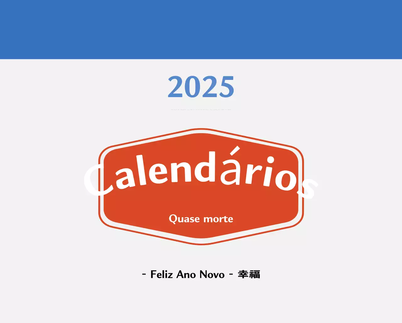 Calendário de memória com conceito retro em vermelho
