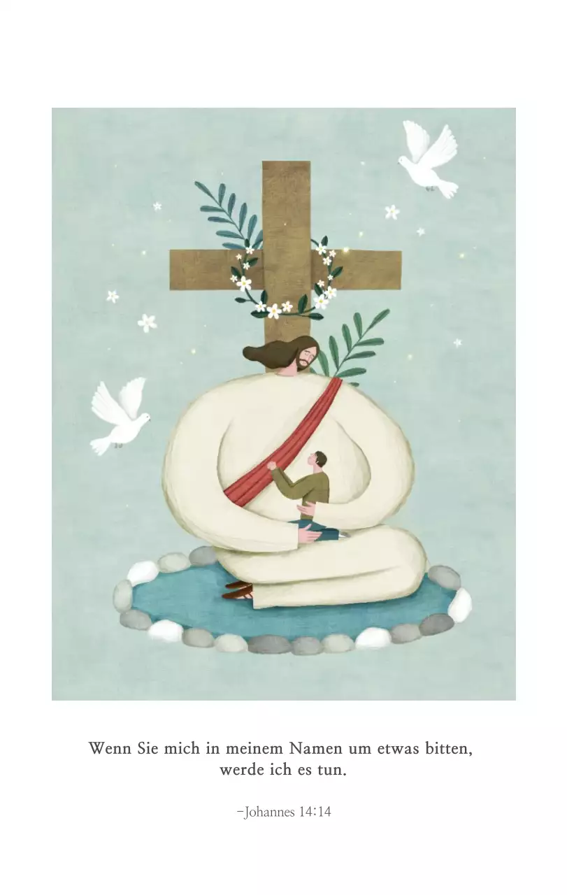 Pastell saubere Illustration Kirche