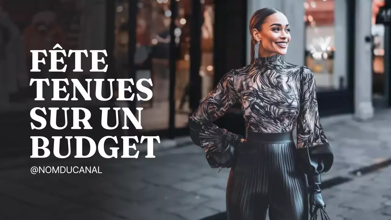 Promotion de la mode tendance noire