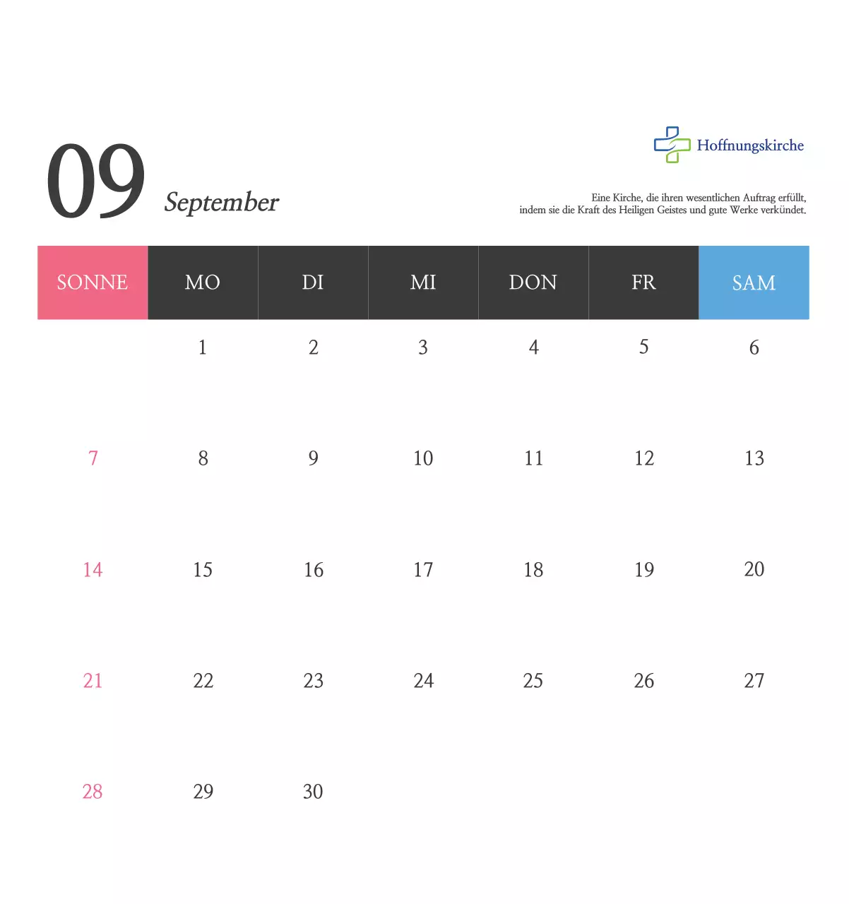 Einfache Kalligraphie Bibel Kirche Förderung